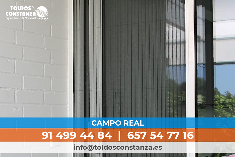 mosquiteras en campo real