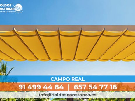 pérgolas en campo real