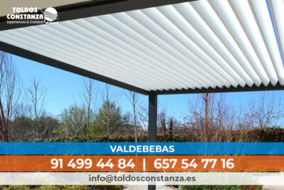 Pérgolas bioclimáticas en Valdebebas