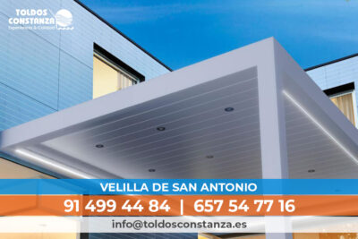 Pérgolas bioclimáticas en Velilla de San Antonio